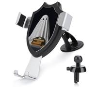 Jubonexis Ghost on Stack of Books Car Phone Holder Mount Triangle Clip Base Air Vent Cell Phone Car Mount Automotive Accessories for 4-6 Inches Cell Smartphones