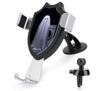Jubonexis Ghost Washing Machine Halloween Car Phone Holder Mount Triangle Clip Base Air Vent Cell Phone Car Mount Automotive Accessories for 4-6 Inches Cell Smartphones