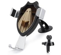 Jubonexis Ghostly Figure Reading in The Library Car Phone Holder Mount Triangle Clip Base Air Vent Cell Phone Car Mount Automotive Accessories for 4-6 Inches Cell Smartphones