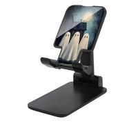 Jubonexis Ghosts on Forest Path House Cell Phone Stand Foldable Adjustable Phone Stand for Desk