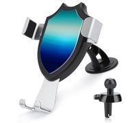 Jubonexis Gradient Ocean Blue Car Phone Holder Mount Triangle Clip Base Air Vent Cell Phone Car Mount Automotive Accessories for 4-6 Inches Cell Smartphones