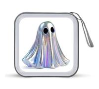 Jubonexis Halloween Disco Ghost CD Case DVD Storage Case Portable for Car Home Travel
