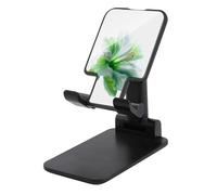 Jubonexis Hibiscus Flower with Green Elements Cell Phone Stand Foldable Adjustable Phone Stand for Desk