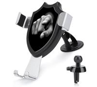 Jubonexis Human Hand Forward Toward The Viewer Car Phone Holder Mount Triangle Clip Base Air Vent Cell Phone Car Mount Automotive Accessories for 4-6 Inches Cell Smartphones
