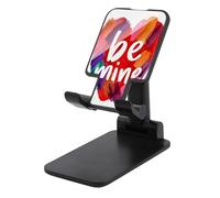 Jubonexis Large Heart with The Words Be Mine Cell Phone Stand Foldable Adjustable Phone Stand for Desk