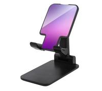 Jubonexis Light Purple And Purple Gradient Cell Phone Stand Foldable Adjustable Phone Stand for Desk