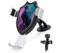 Jubonexis Majestic Eagle Standing Proudly Car Phone Holder Mount Triangle Clip Base Air Vent Cell Phone Car Mount Automotive Accessories for 4-6 Inches Cell Smartphones