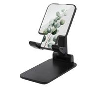 Jubonexis Minimal Watercolor Botanical Eucalyptus Branch Cell Phone Stand Foldable Adjustable Phone Stand for Desk