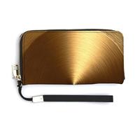 Jubonexis Minimalist and Luxurious Abstract Graphic PU Leather Clutch Long Bifold Wallet, Coin Purse Credit Pass Case, Durable Card-Holder Money Storage for Women Men