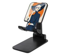 Jubonexis Minimalistic Woman in Navy Blue Dress Sunglasses Cell Phone Stand Foldable Adjustable Phone Stand for Desk