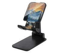 Jubonexis Mountains And Forests with A Sunset Cell Phone Stand Foldable Adjustable Phone Stand for Desk