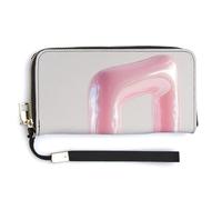 Jubonexis Musical Note Shaped Balloon PU Leather Clutch Long Bifold Wallet, Coin Purse Credit Pass Case, Durable Card-Holder Money Storage for Women Men
