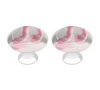 Jubonexis Musical Note Shaped Balloon Round Drawer Cabinet Knobs Handles with Screws,2 Pcs, Drawer Dresser Knob Pulls Decor for Wardrobe Cupboard Home Office Kitchen