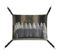Jubonexis Nine Ghosts at The Long Rectangular Table Breathable Pet Hammock with Adjustable Straps Reversible Cat Hanging Bed Dog Mats