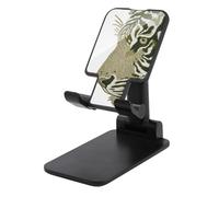 Jubonexis Olive Green Tiger's Head Cell Phone Stand Foldable Adjustable Phone Stand for Desk