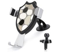 Jubonexis Organic Pebble Taupe And Gray Minimalist Scandinavian Car Phone Holder Mount Triangle Clip Base Air Vent Cell Phone Car Mount Automotive Accessories for 4-6 Inches Cell Smartphones