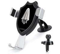Jubonexis Simple Ghost Floating in The Air Car Phone Holder Mount Triangle Clip Base Air Vent Cell Phone Car Mount Automotive Accessories for 4-6 Inches Cell Smartphones