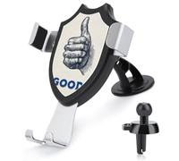 Jubonexis Simple Hand Gesture with The Thumb Up Car Phone Holder Mount Triangle Clip Base Air Vent Cell Phone Car Mount Automotive Accessories for 4-6 Inches Cell Smartphones