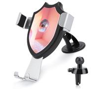 Jubonexis Sleek Reflective Disco Ball Car Phone Holder Mount Triangle Clip Base Air Vent Cell Phone Car Mount Automotive Accessories for 4-6 Inches Cell Smartphones