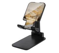 Jubonexis Snowy Forest Golden Trees Snow-covered Hills Cell Phone Stand Foldable Adjustable Phone Stand for Desk