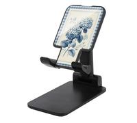 Jubonexis Soft Light Blue Hydrangeas Cell Phone Stand Foldable Adjustable Phone Stand for Desk