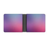 Jubonexis Soft Matte Gradient Soft PU Leather Bifold Wallet, Coin Purse Credit Pass Case, Durable Card-Holder Slim Billfold for Men Woman Money Storage