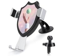 Jubonexis Soft Mint Green Tennis Ball Floating in The Air Car Phone Holder Mount Triangle Clip Base Air Vent Cell Phone Car Mount Automotive Accessories for 4-6 Inches Cell Smartphones