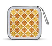 Jubonexis Solid and Hollow Star Shapes CD Case DVD Storage Case Portable for Car Home Travel