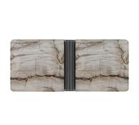 Jubonexis Spalted Wood Soft PU Leather Bifold Wallet, Coin Purse Credit Pass Case, Durable Card-Holder Slim Billfold for Men Woman Money Storage