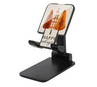 Jubonexis Three Rustic Autumn Trees Happy Thanksgiving Cell Phone Stand Foldable Adjustable Phone Stand for Desk
