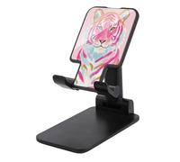 Jubonexis Tiger Faces Forward Cell Phone Stand Foldable Adjustable Phone Stand for Desk