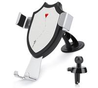 Jubonexis Tiny Airplane Going Towards Love Car Phone Holder Mount Triangle Clip Base Air Vent Cell Phone Car Mount Automotive Accessories for 4-6 Inches Cell Smartphones