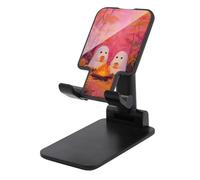 Jubonexis Two Cute White Ghosts in The Woods Cell Phone Stand Foldable Adjustable Phone Stand for Desk