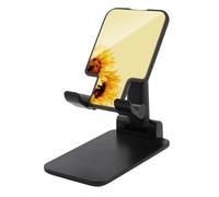 Jubonexis Two Watercolor Sunflowers Bright Yellow Petals Cell Phone Stand Foldable Adjustable Phone Stand for Desk