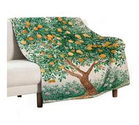 Jubonexis Vintage Olive Tree Retro Anti Pilling Throw Blankets Cozy Durable Blanket for Bedroom Living Rooms Couch Sofa Bed 50"x60"