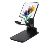 Jubonexis Watercolor Bloom Flower Soft Rainbow Cell Phone Stand Foldable Adjustable Phone Stand for Desk
