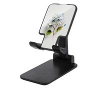 Jubonexis Watercolor Botanical Hydrangea Soft Pastel Cell Phone Stand Foldable Adjustable Phone Stand for Desk