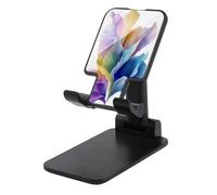 Jubonexis Watercolor Petal Luminous Rainbow Gradients Cell Phone Stand Foldable Adjustable Phone Stand for Desk
