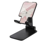 Jubonexis White Butterfly Rustic Vintage Minimalist Cell Phone Stand Foldable Adjustable Phone Stand for Desk
