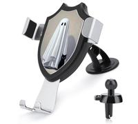 Jubonexis White Sheet Ghost And Black Cat Car Phone Holder Mount Triangle Clip Base Air Vent Cell Phone Car Mount Automotive Accessories for 4-6 Inches Cell Smartphones