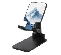 Jubonexis Winter Mountain with Snowy Cell Phone Stand Foldable Adjustable Phone Stand for Desk