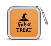 Jubonexis Witch's Hat Trick Or Treat CD Case DVD Storage Case Portable for Car Home Travel