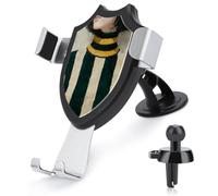 Jubonexis Woman Emerald Green Yellow Striped Sweater Car Phone Holder Mount Triangle Clip Base Air Vent Cell Phone Car Mount Automotive Accessories for 4-6 Inches Cell Smartphones