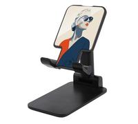Jubonexis Woman in Navy Blue Dress Sunglasses Cell Phone Stand Foldable Adjustable Phone Stand for Desk