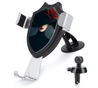 Jubonexis Woman with Red Lips Large Hat Car Phone Holder Mount Triangle Clip Base Air Vent Cell Phone Car Mount Automotive Accessories for 4-6 Inches Cell Smartphones