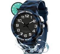 Juboos Kids Watches for Boys and Girls Analogue Quartz Waterproof 7 to 16 | The light up dial and soft band make it comfortable for sport and outdoor use while helping children learn to tell the time