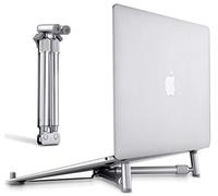 JUBOR Adjustable Laptop Stand - Aluminum Desk Foldable Compact Universal Computer Cooling Stand for 12-17 inch