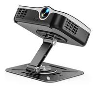 Jubor Desktop Projector Stand, 360° Rotation Projector Wall Mount, Projecor Ceiling Mount with 1/4" Screw Compatible with Most Projector, Hanging Projector Holder for Home Cinema, Games Room, Office