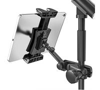 Jubor Tablet Mic Stand, Tablet Mount for Microphone Stand
