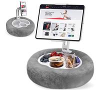 JUBOR Tablet Pillow Stand, 360° Rotating Kindle Holder for Bed and Sofa Use